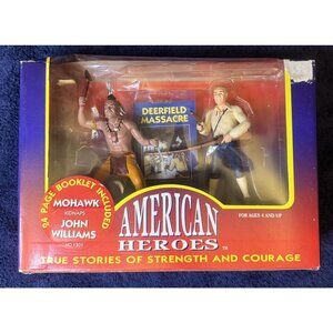 American Heroes Deerfield Massacre Figures Set Ages 4+ With 24-Page Booklet